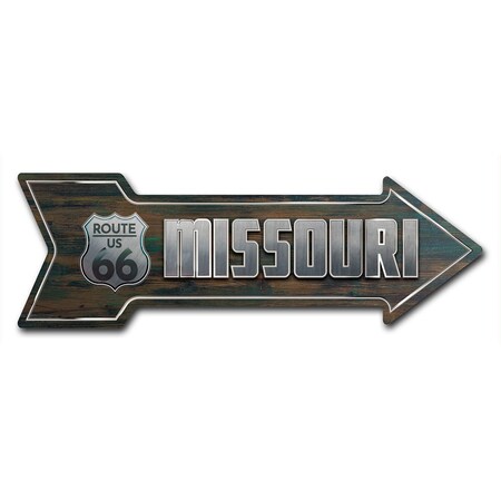 Signmission Missouri 66 Arrow Decal Funny Home Decor 36in Wide D-A-12-999739